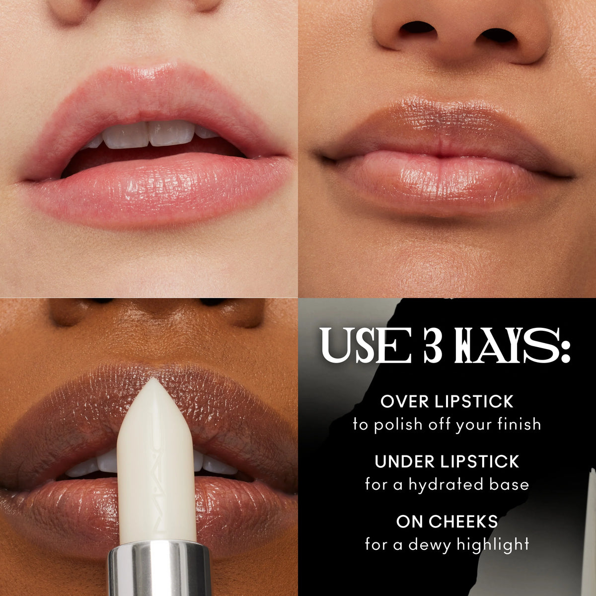 M·A·Cximal Sleek Satin Lipstick In The Clear