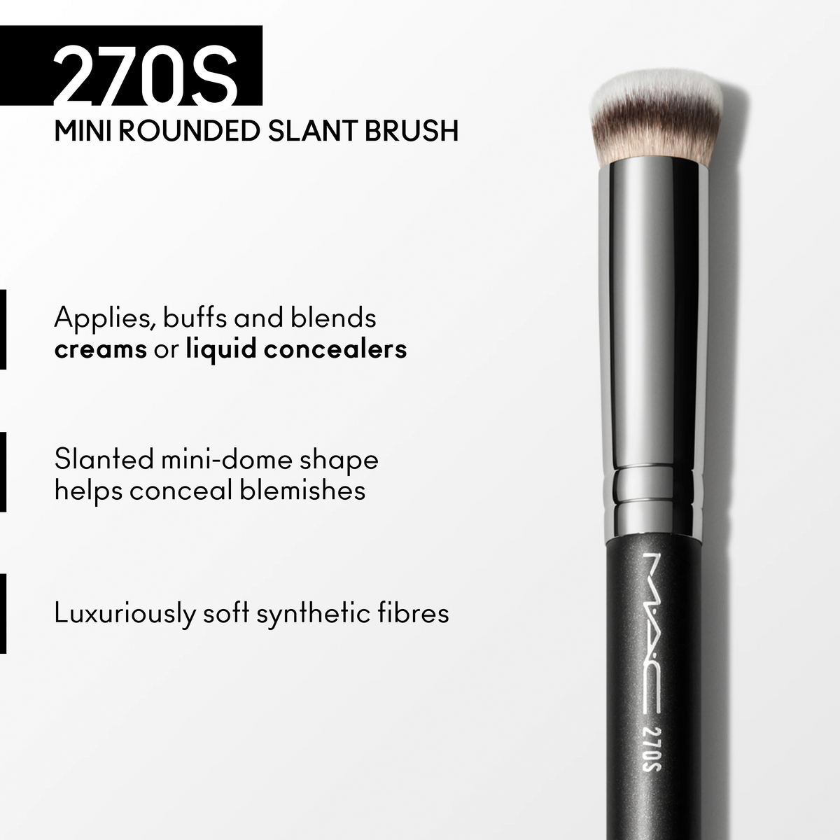 270 Synthetic Mini Rounded Slant Brush - SF5M01