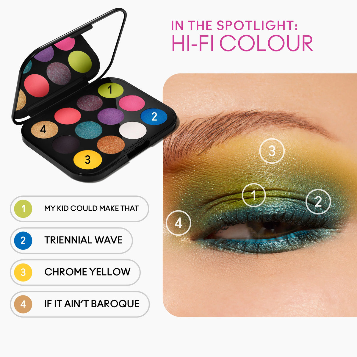 Connect In Colour Eye Shadow Palette: Hi-Fi Colour